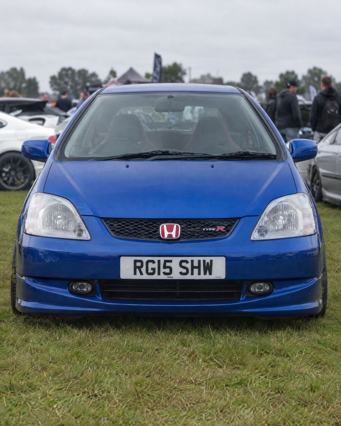 Plate on: the car looks completely stock